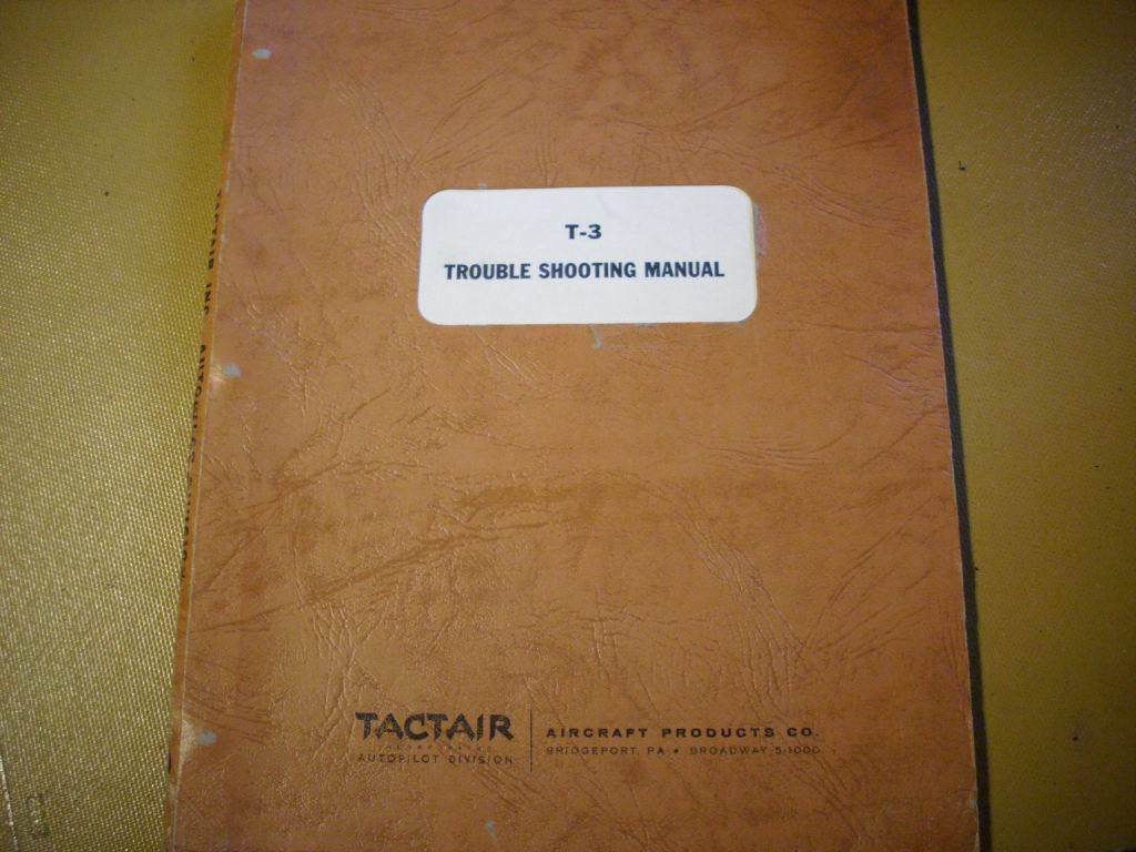 Tactair T-3 Troubleshooting, Bench Tests & Flight Tests  Manual