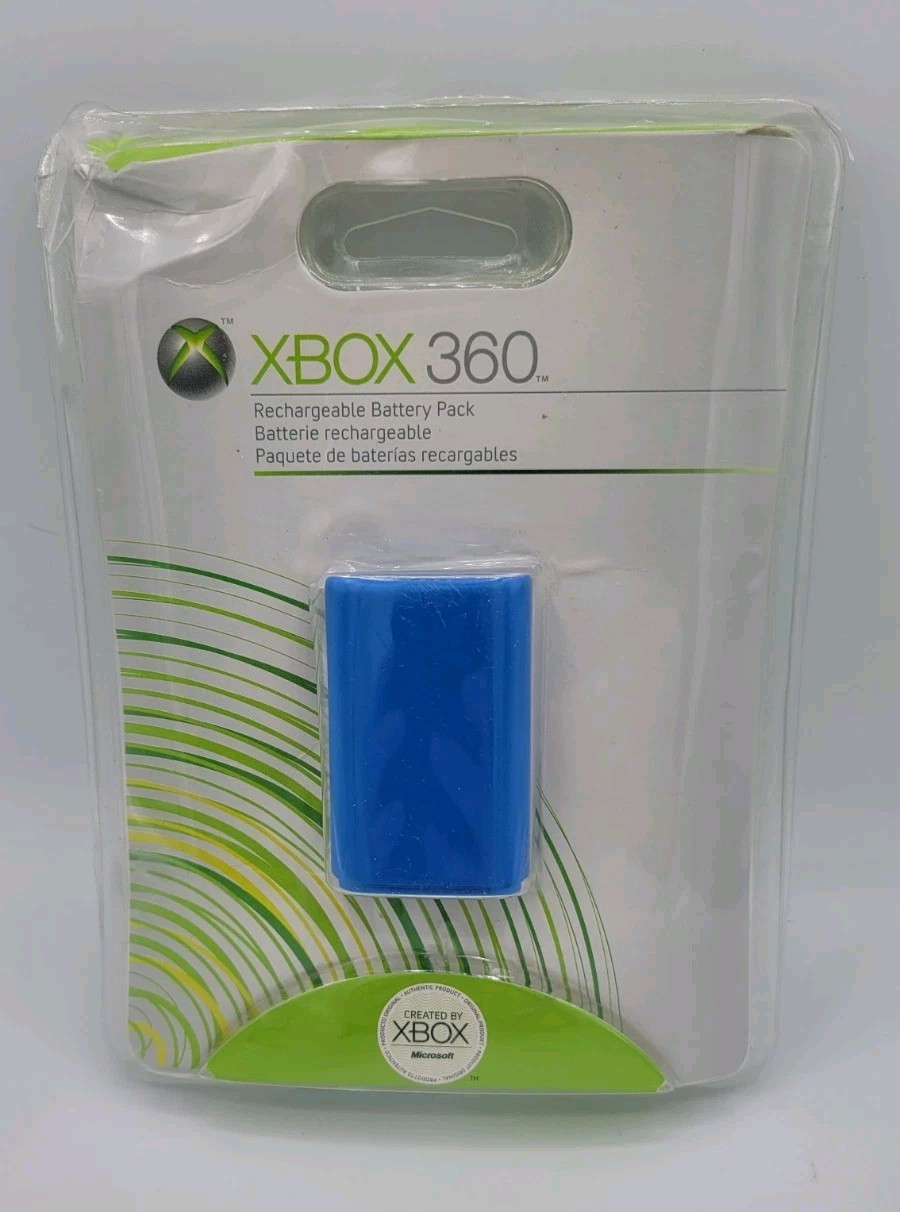 Blue Rechargeable Battery Pack Microsoft Xbox 360