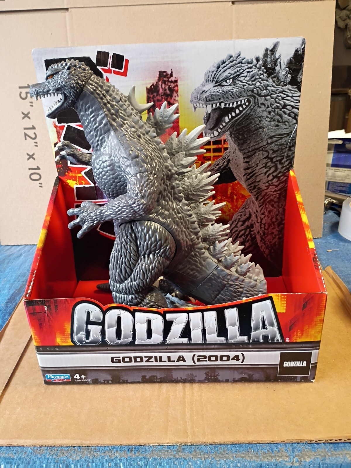 Classic Godzilla 2004 11" Action Figure - Playmates Toys NEW