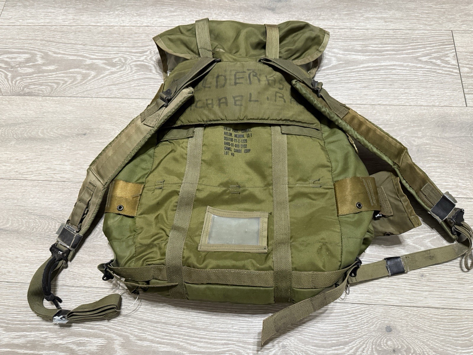 Vintage US Military Nylon Field Pack Combat Backpack LC-1 NO FRAME