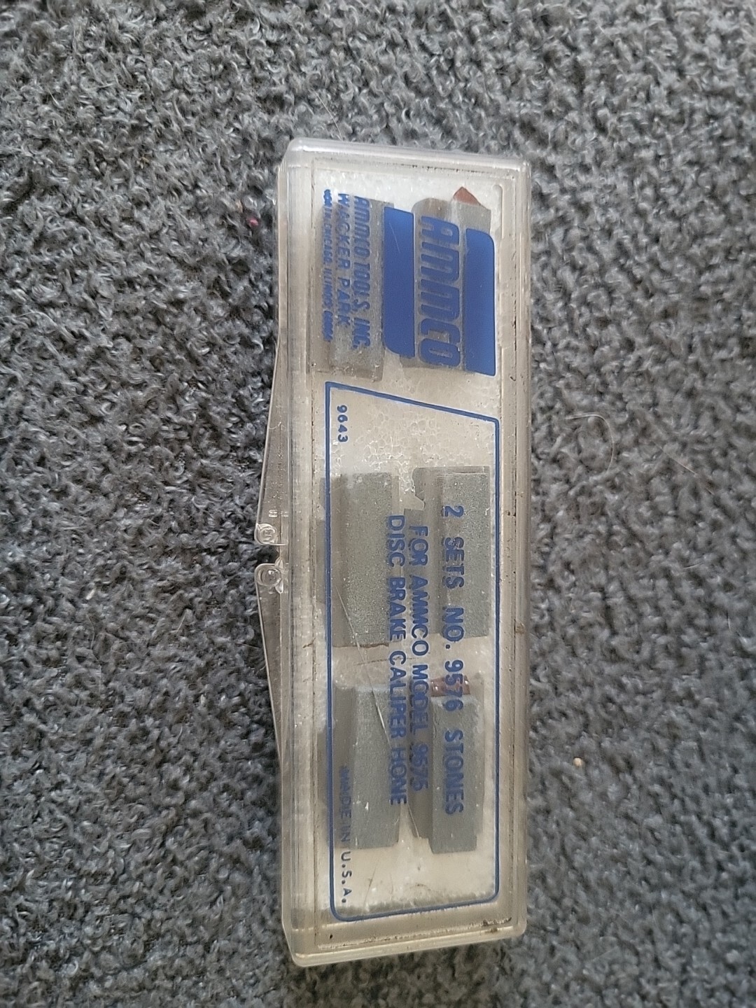 NOS Vintage AMMCO Tools #9576 2 Sets Replacement Brake Cylinder Hone Stones