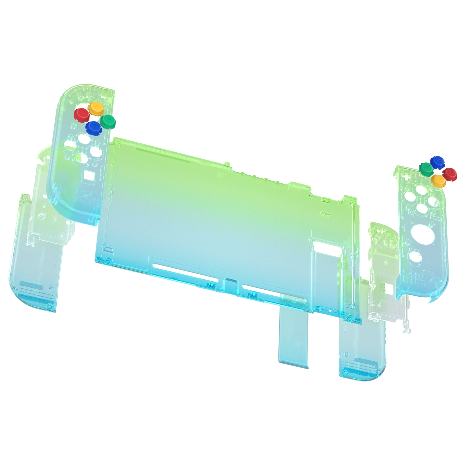 Replacement Console Back Plate & Joycon Housing with Buttons for Nintendo Switch