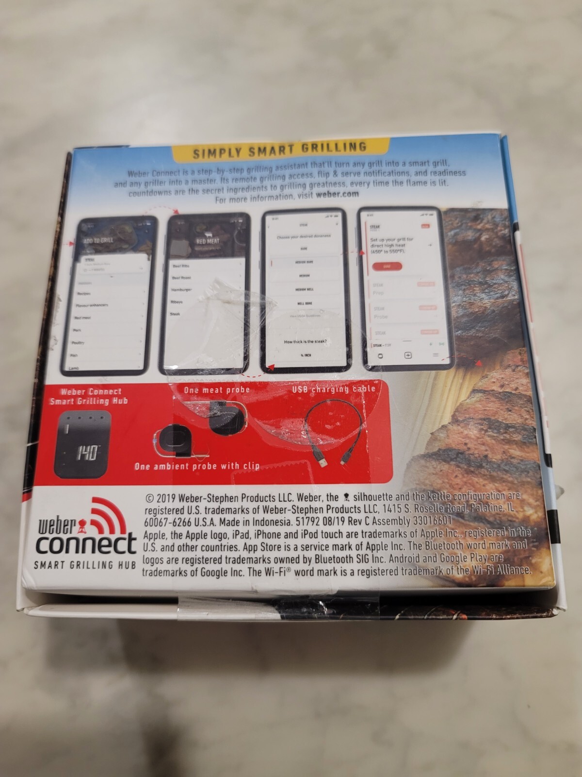 Weber Connect Smart Grilling Hub, Black (Model 3201)