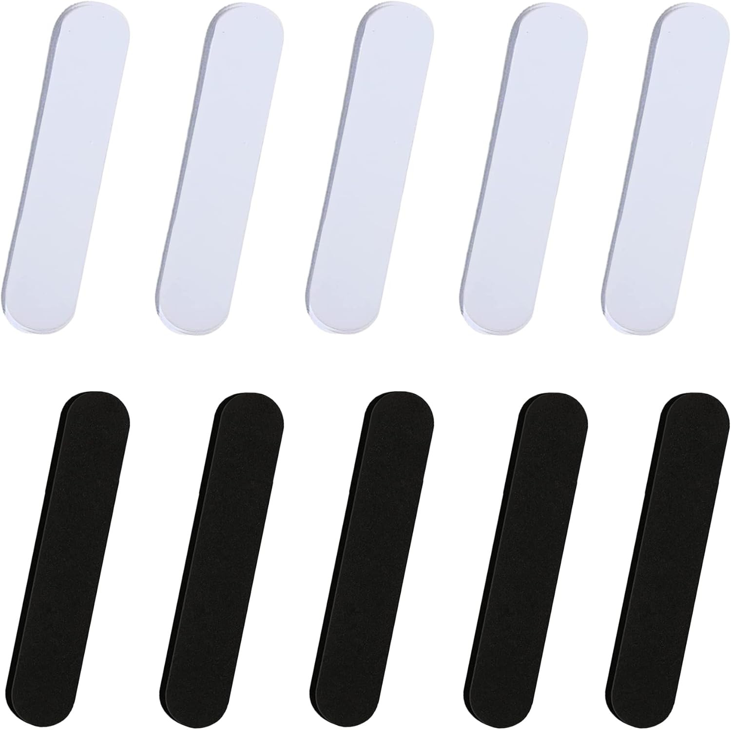 20 Pack Hat Size Reducer Tape Self Adhesive Foam for Caps and Hats Black White