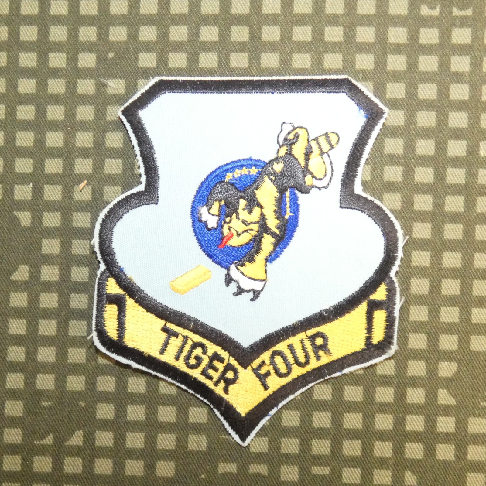 Original USAF 4th Training Squadron Officer Training Class Tiger Four Patch