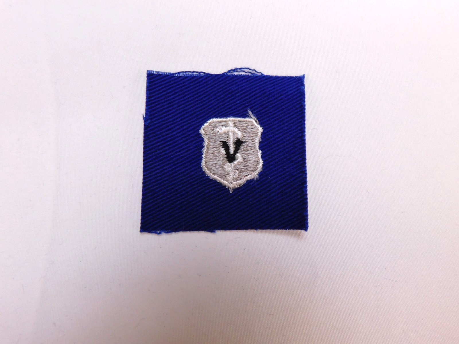 US Air Force Vintage USAF Basic Veterinarian Royal Blue Twill Military Patch