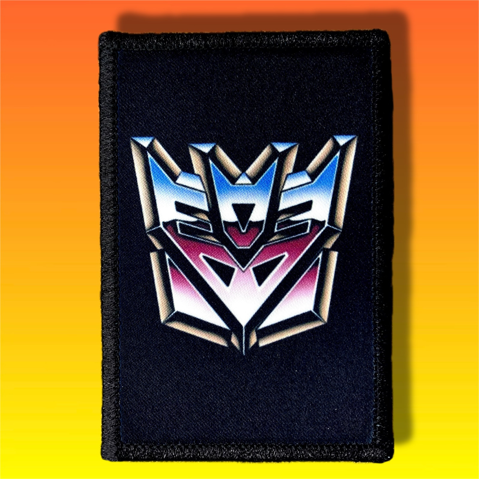 Transformers Decepticon Morale Patch / Military Badge ARMY Tactical Hook  40