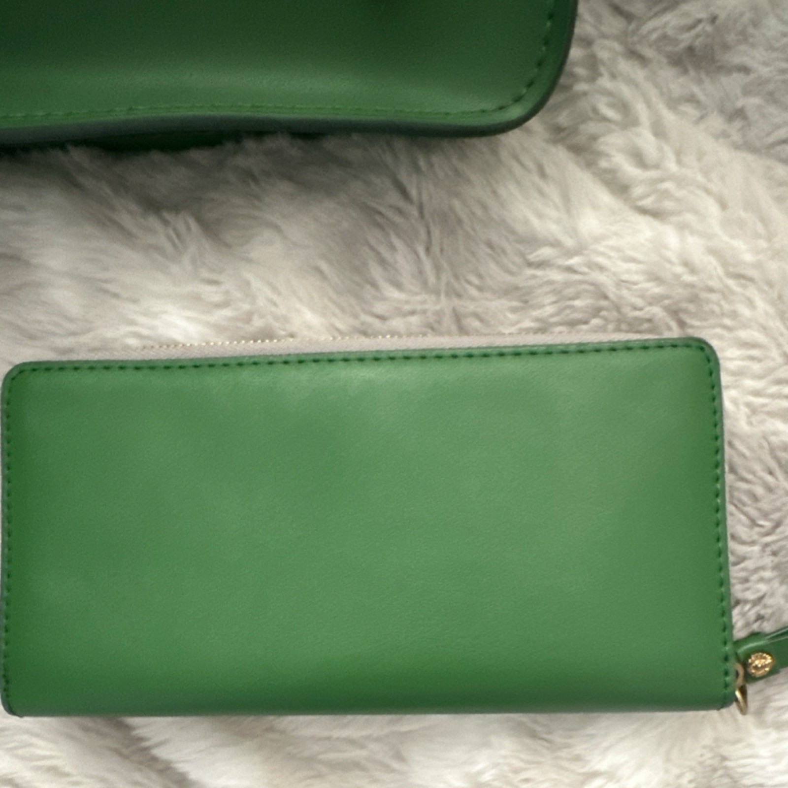 Anne Klein beautiful green Crossbody and matching wallet. New without tags.