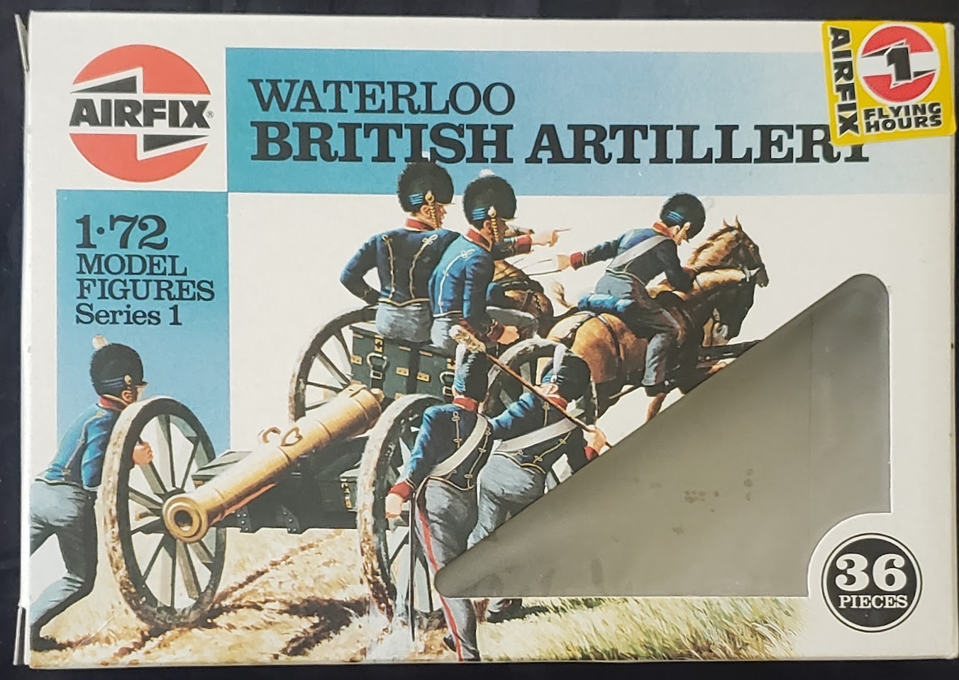 Airfix ho/00 Scale Models Waterloo British Artillery 36 Pieces 01746