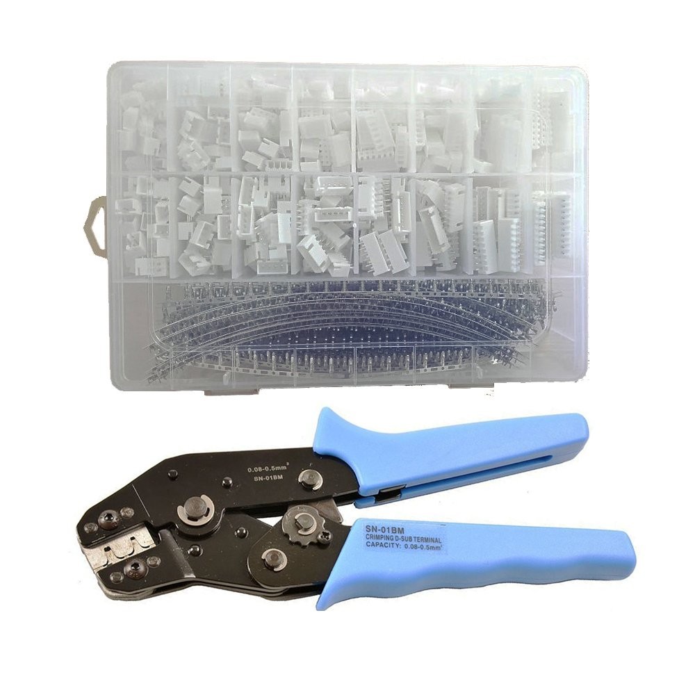 900pcs 2.54mm JST-XH 2 3 4 5 6 7 8 10 Pin housing and Male Female Pin Head Co...