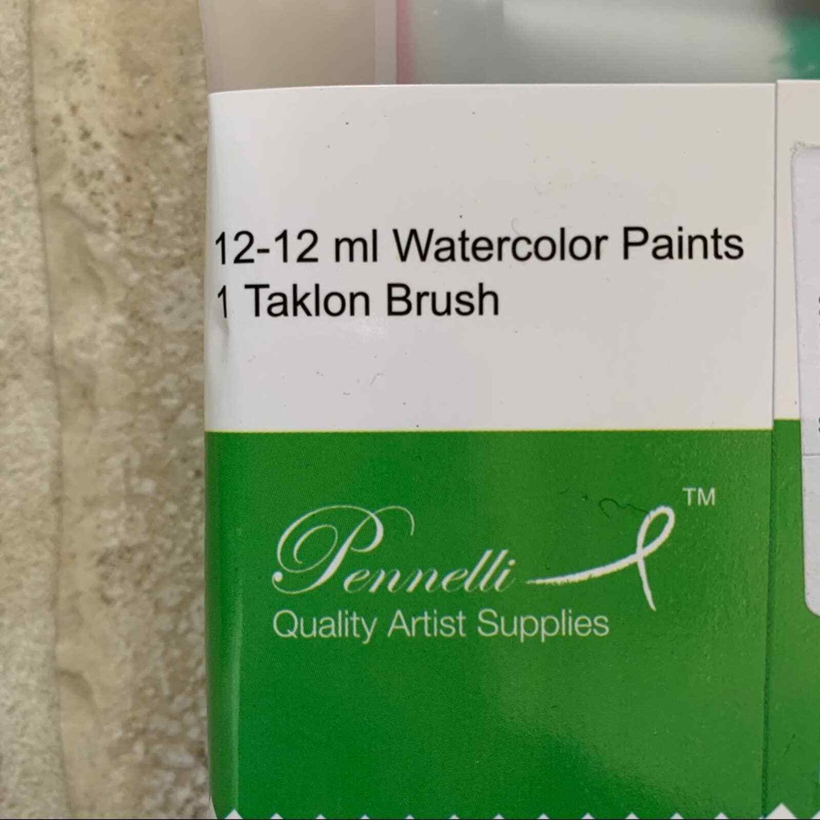 Pennelli watercolor 12 piece set with brush