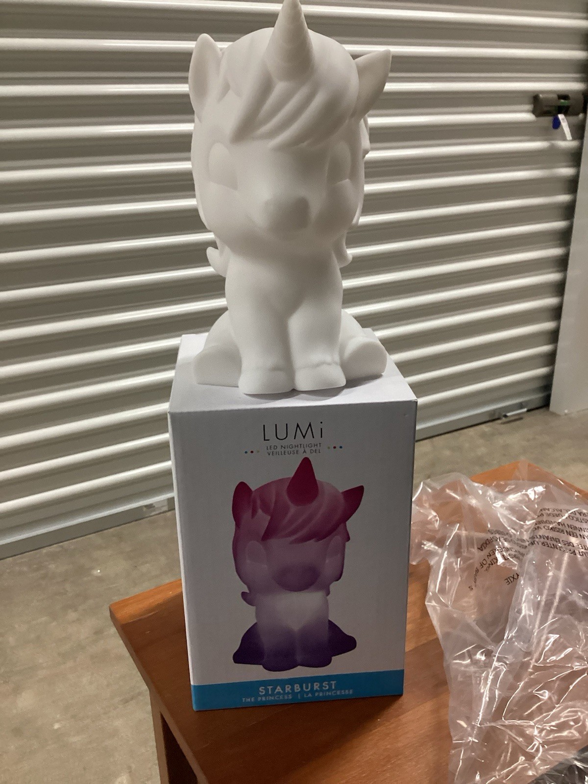 LUMI Starburst Unicorn LED Nightlight Battery Operated, kids teens, New