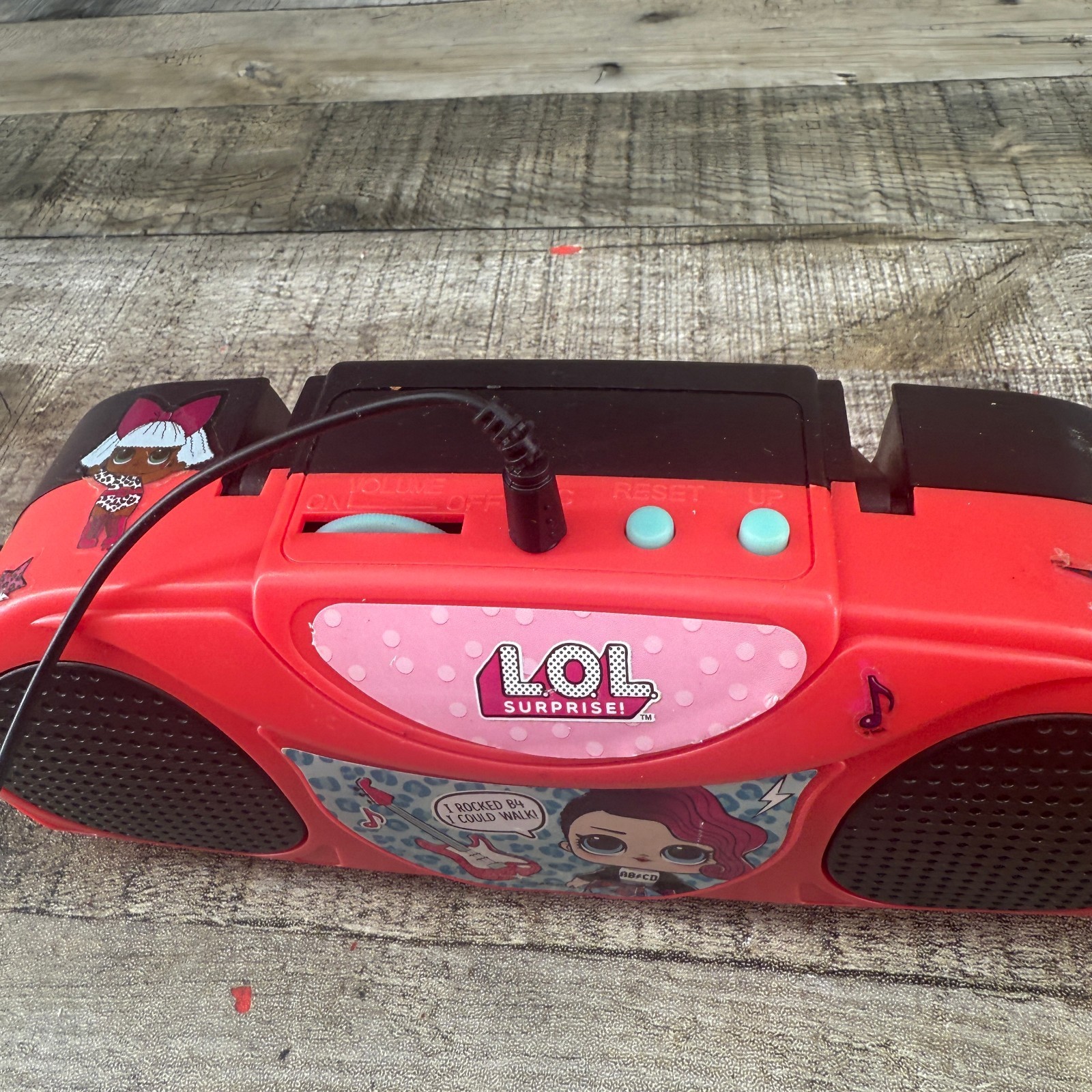 LOL Surprise Bluetooth Karaoke Machine Turns On