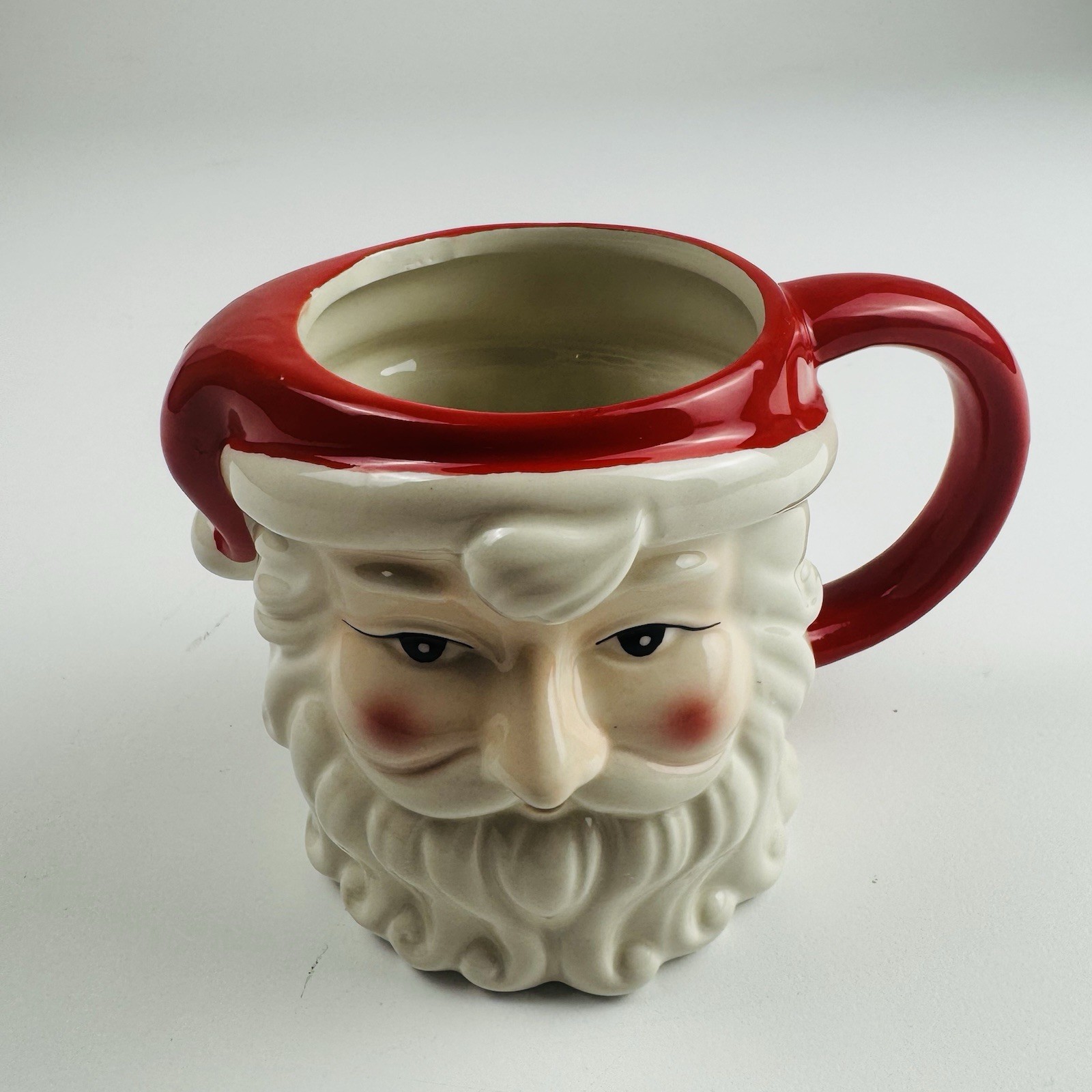 Gibson Pottery Santa 3D Coffee Mug Cup