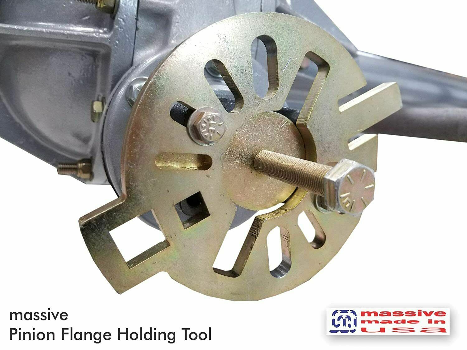 Pinion Flange Holding Tool Holder Yoke Wrench GM Ring Rear End Axle Nut 10 12 Bo