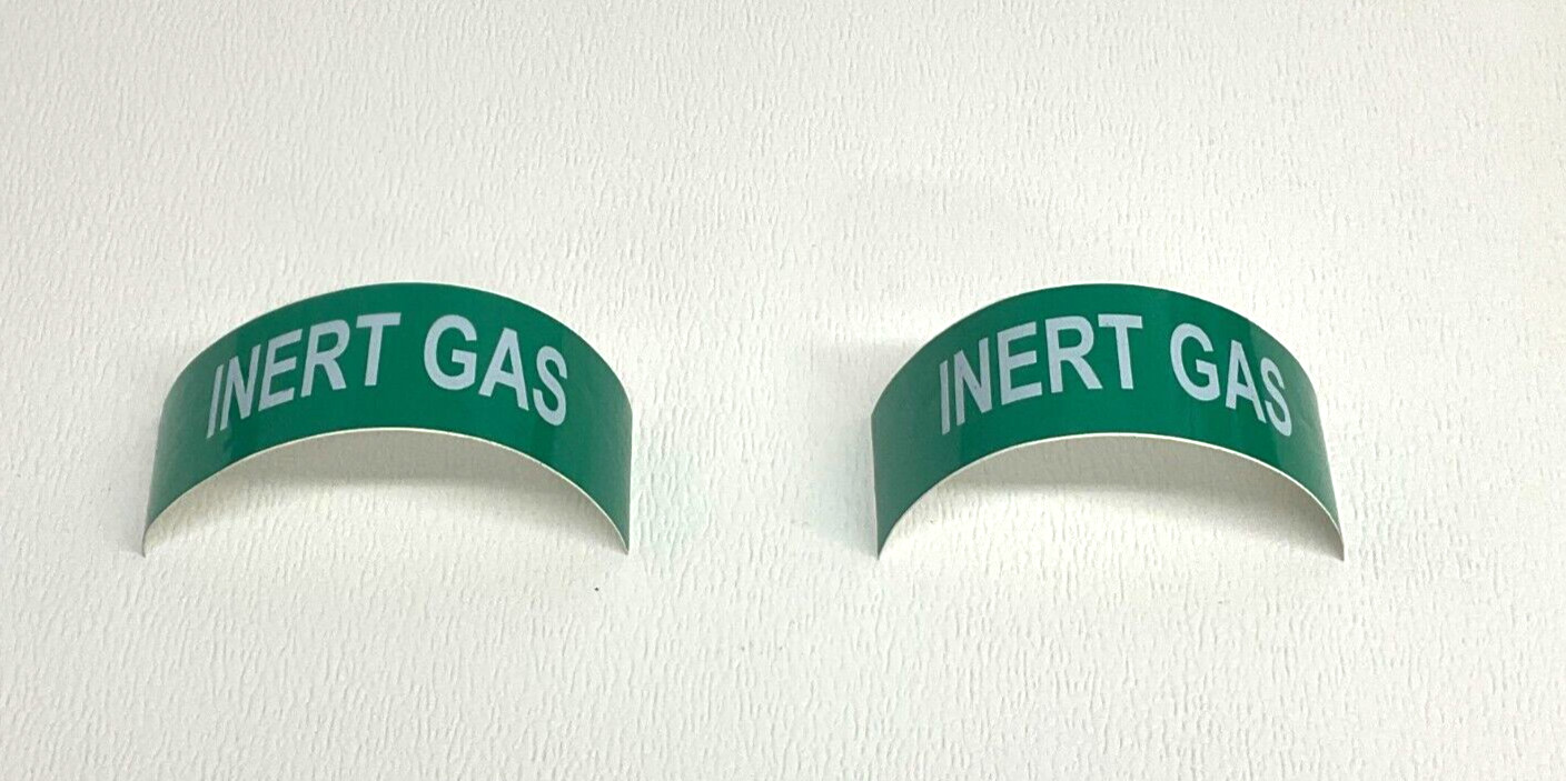Duralabel Inert Gas Label Lot of 2 New (TSC)