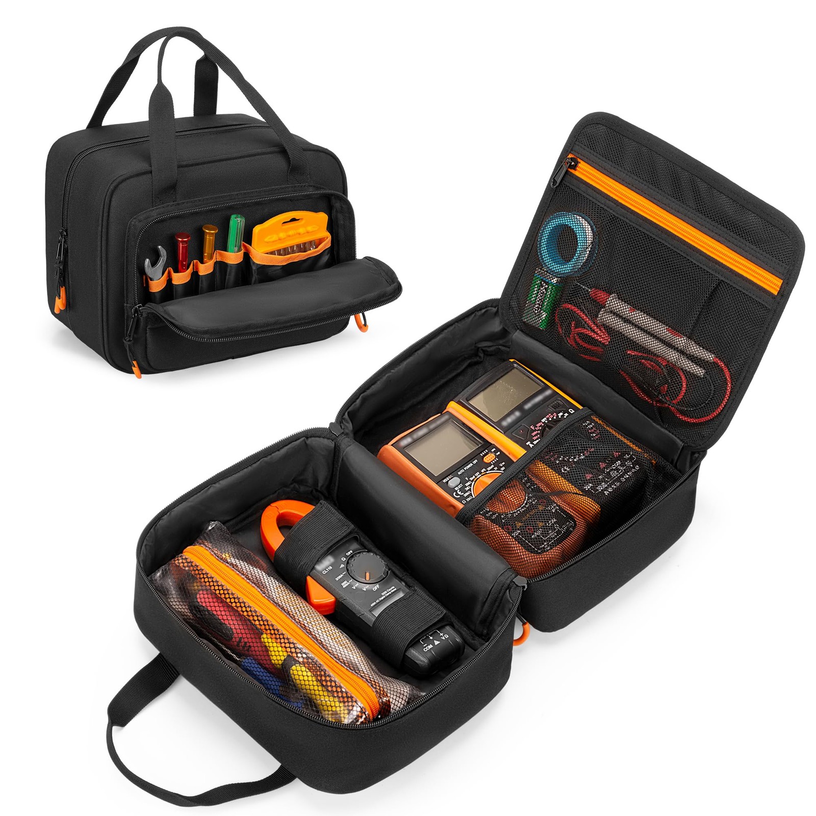 Rexmica Carrying Case Compatible with Klein Tools 451.17 cubic inches, Black