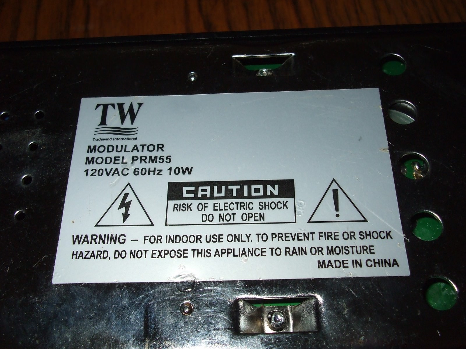 TRADEWIND INTERNATIONAL RACK MOUNT PRM55 AUDIO VIDEO MODULATOR