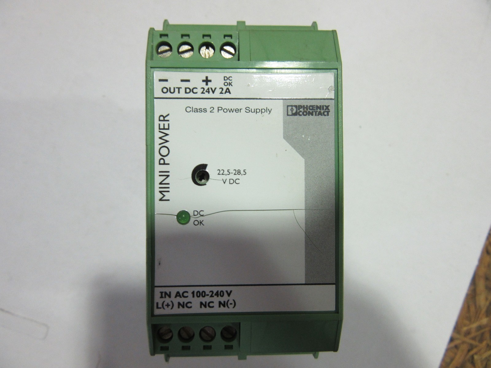 Phoenix MINI-PS-100-240AC/24DC/2 Power Supply Dim Rail Mount VGC!! Free Shipping