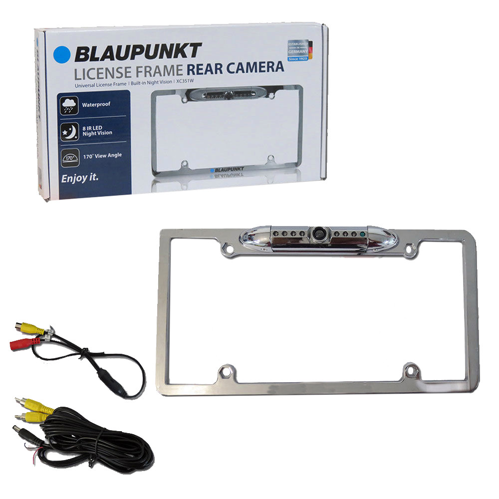 Blaupunkt License Plate Camera W/ Wide View Angle & Night Vision (2 Colors)