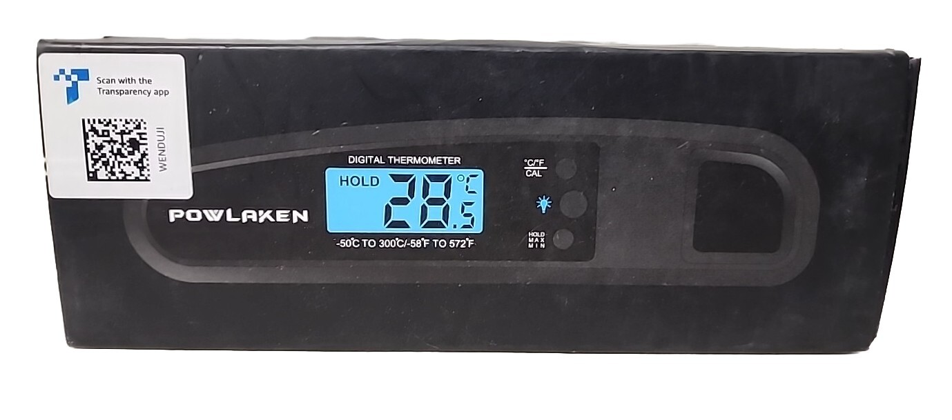 Powlaken Instant Read Meat Thermometer for Kitchen Cooking