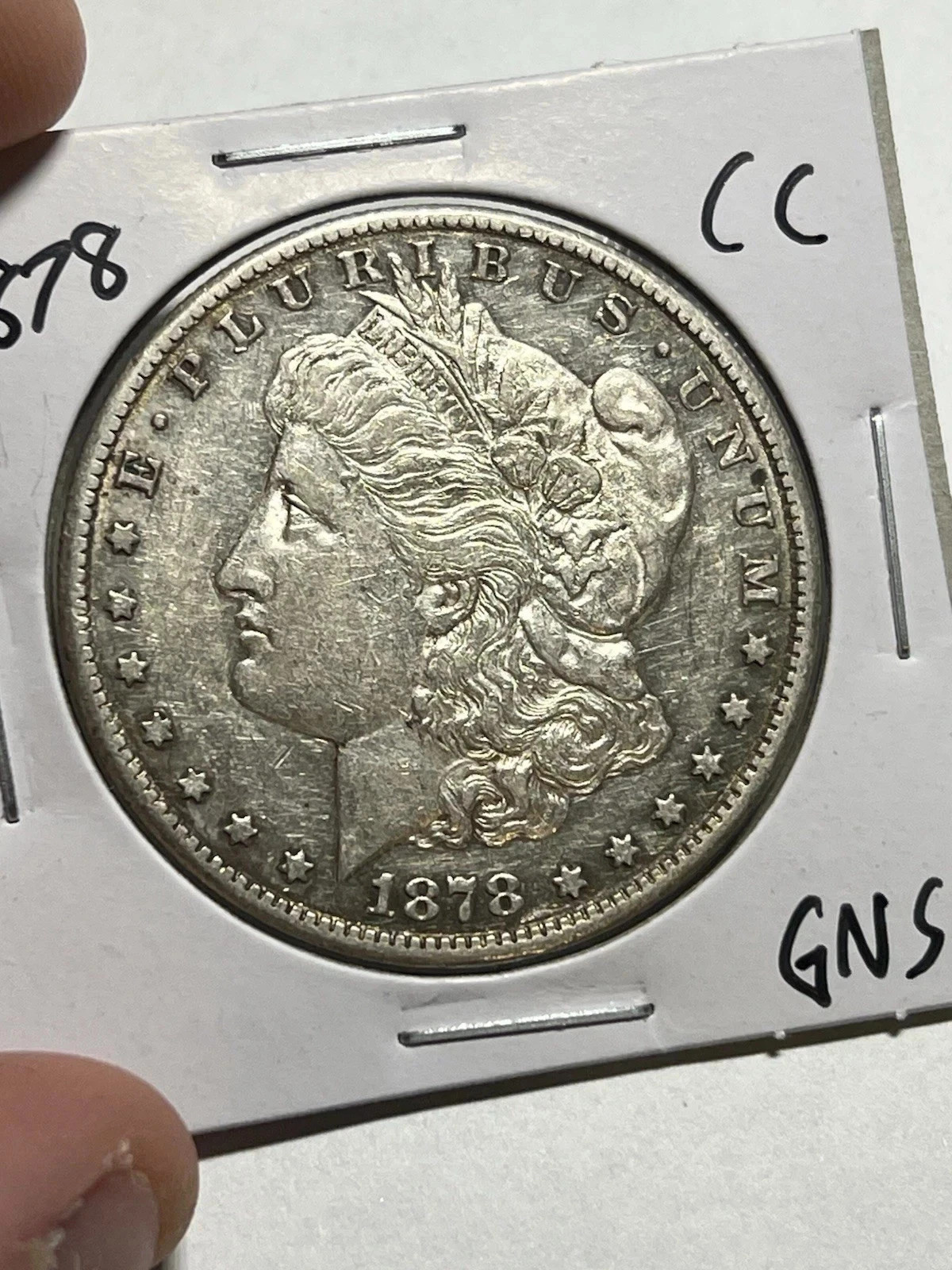 The 1878 CC version of the Morgan silver coin is very exquisite in Carson City