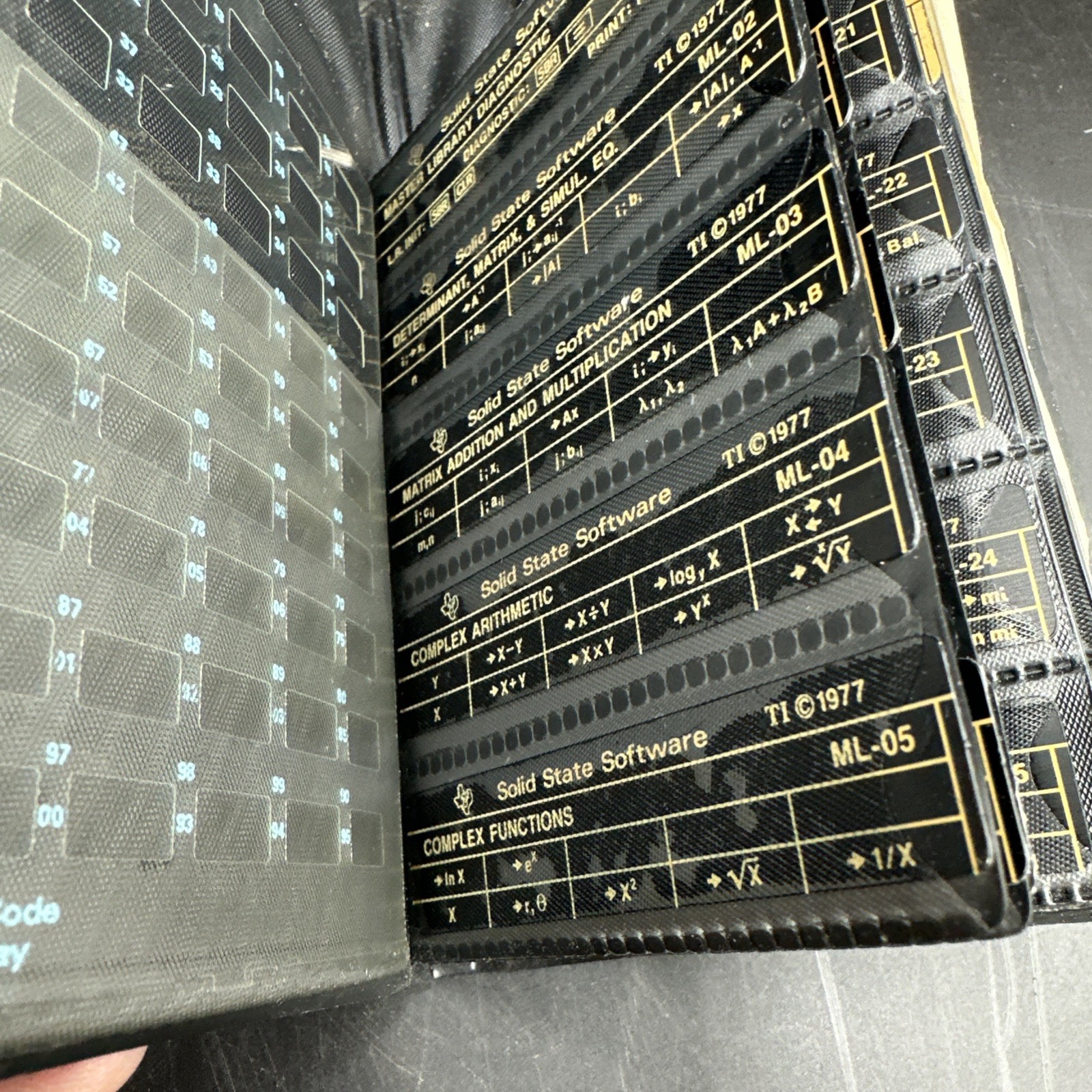 Texas Instruments 58/59 Programmable Calculator Package Case Manual Untested