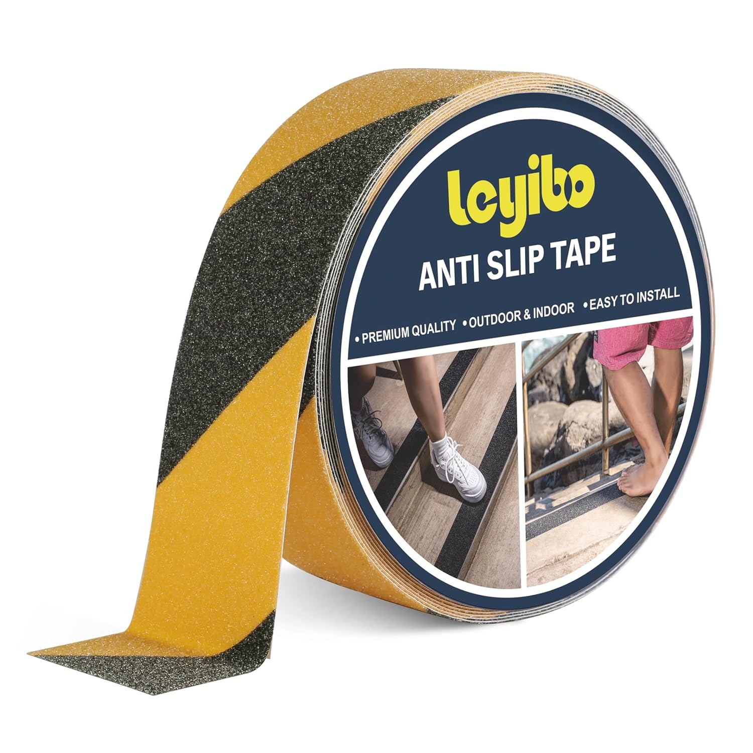 Anti Slip Tape, 2 Inch x 42 Ft Grip Tape for 2 x 42', Yellow/Black