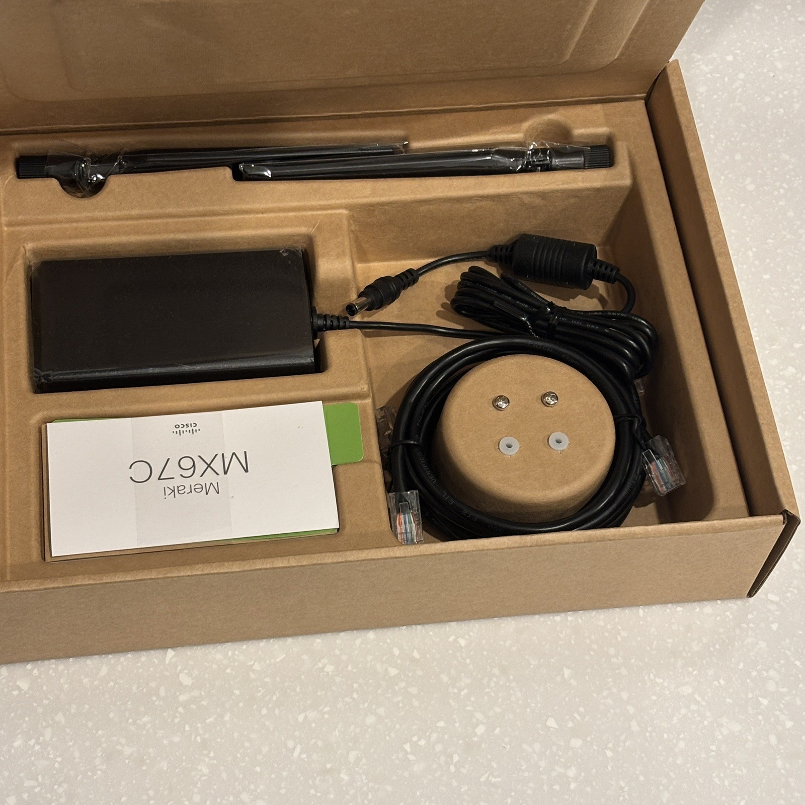 Cisco Meraki Cloud Managed Next Generation Firewall MX67C Open Box