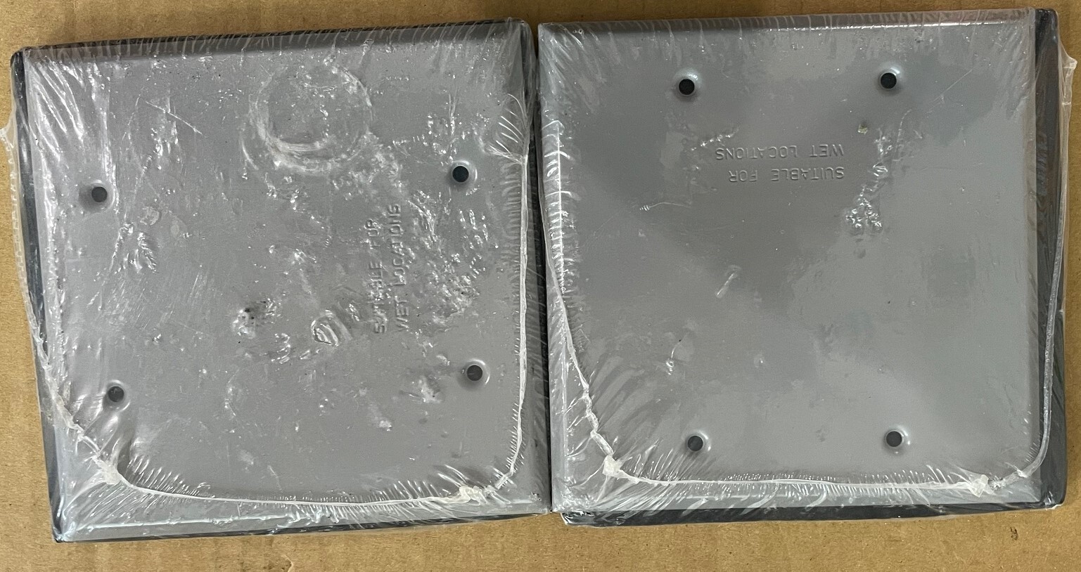 Assorted Weatherproof Boxes and Covers 7 Peices Total All New!
