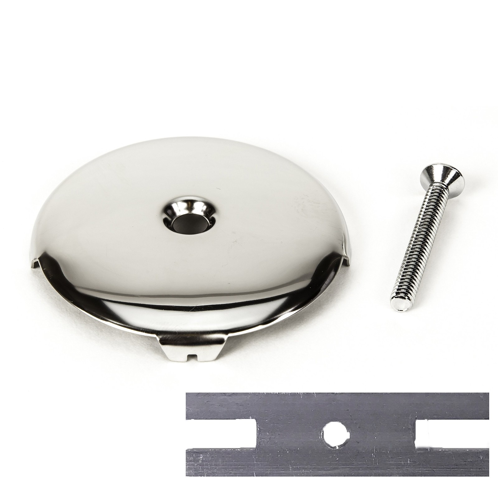 PF WaterWorks Universal Bathtub/Bath Tub Drain Single/One (1) Hole Overflow F...