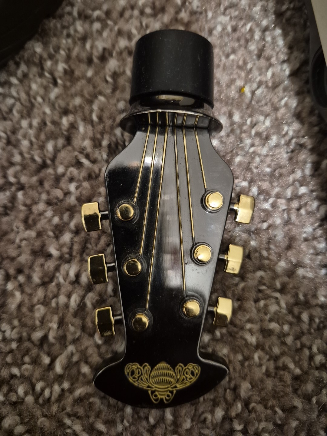 Rare Limited Edition John Varvatos Patron Guitar Liquor Bottle Stopper
