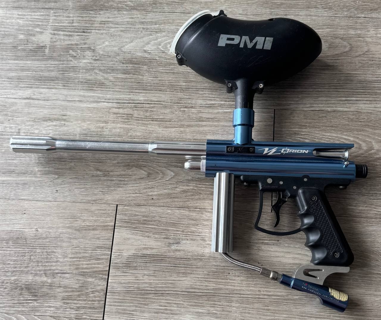 PMI VL Orion Paintball Marker Gun w/ Hopper Barrel & ASA - Untested