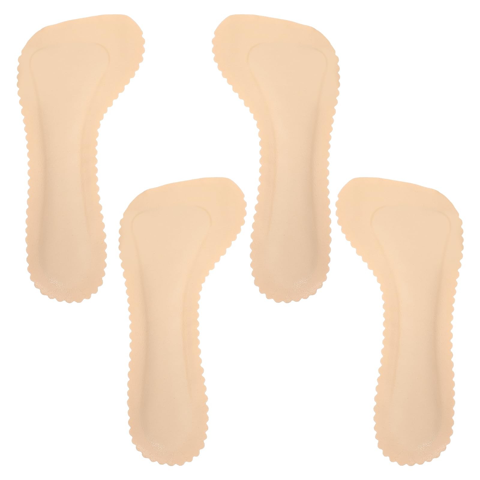 4 Pcs High Heel Cushion Inserts for Women 2 Pairs Gel Arch Support Insoles fo...
