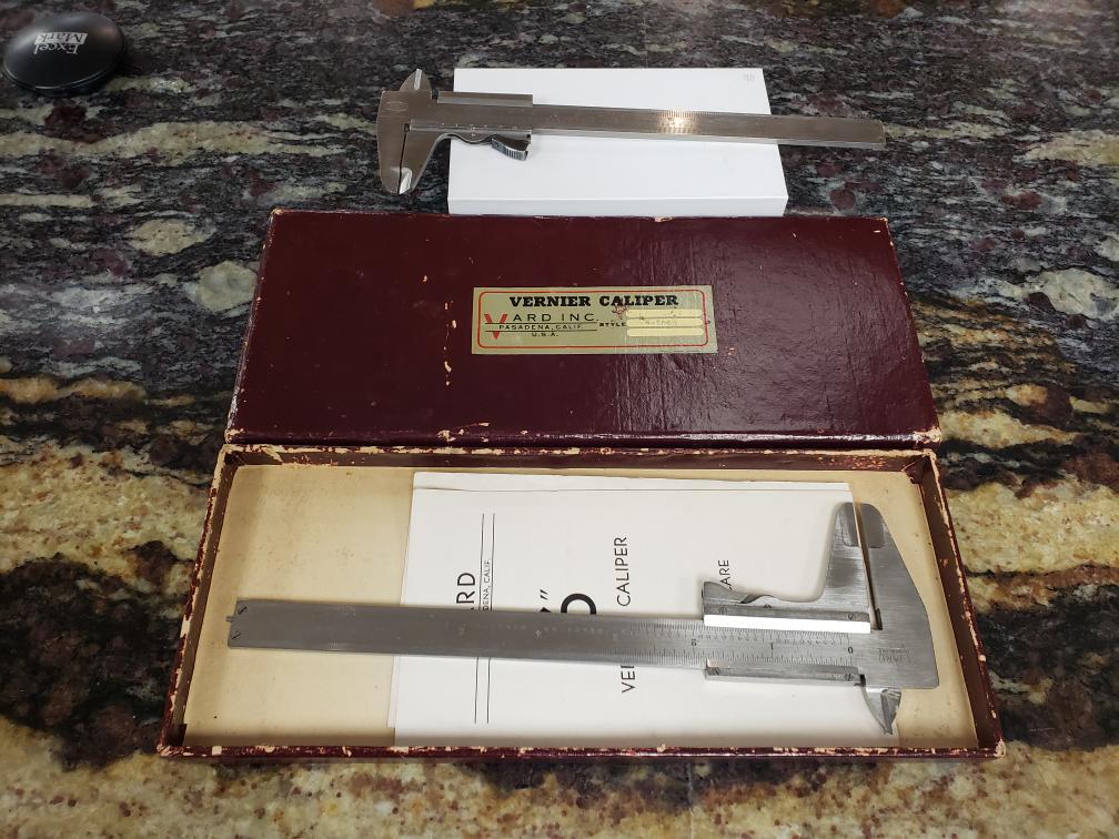 LOT 0F 2 VINATGE MBP MACHINIST VERNIER CALIPER 6'' MADE IN GERMANY (YTP016791)