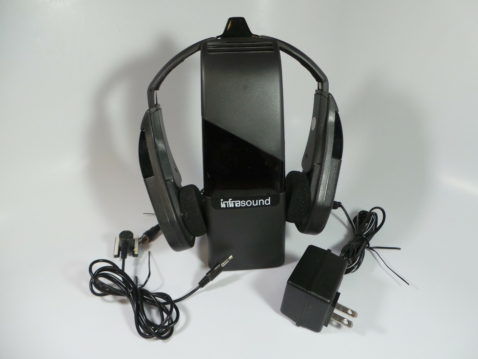 InfraSound IR Wireless Headphones & Base Unit Audio Vintage Set