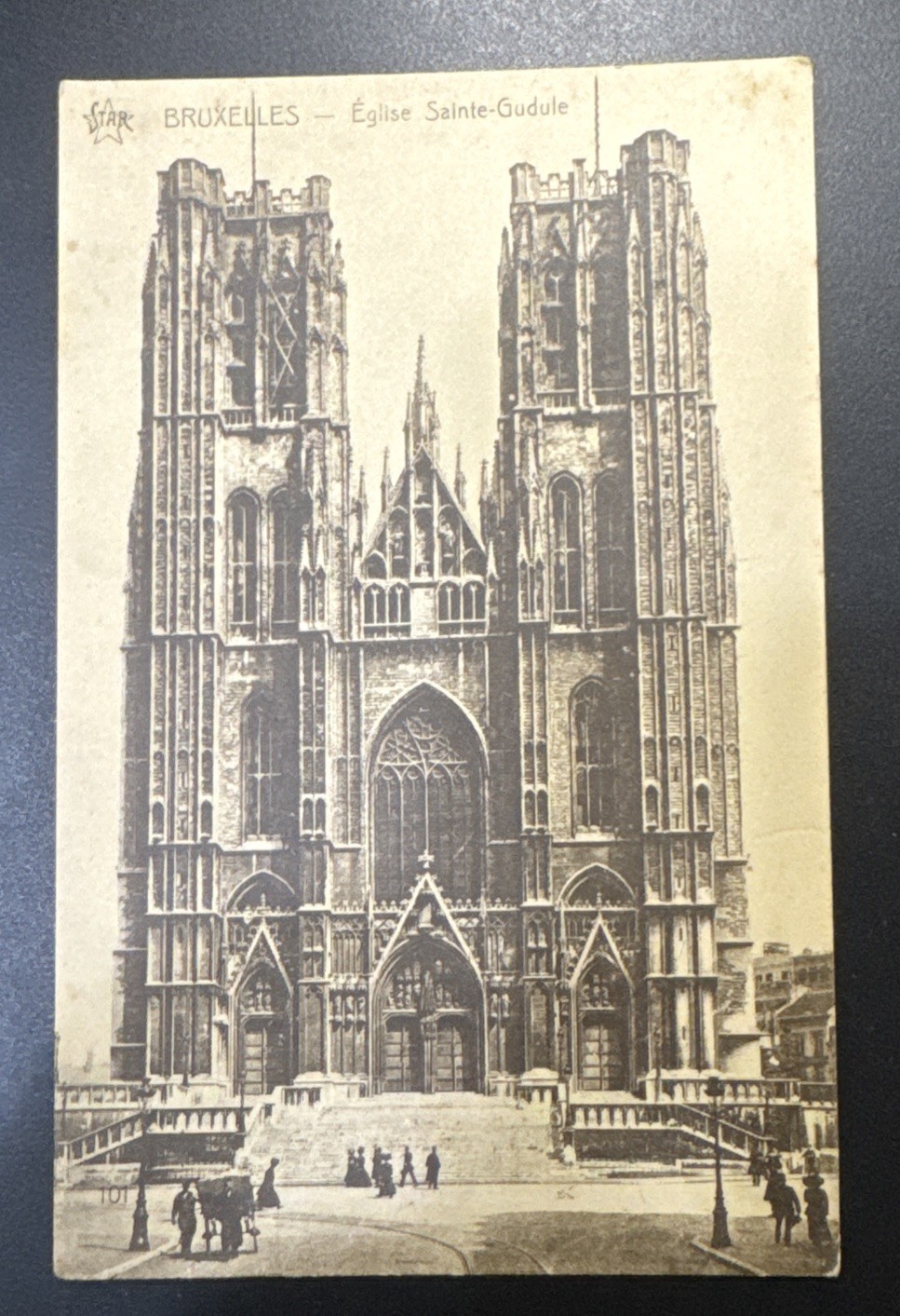 STAR  BRUXELLES - Eġlise- Guile ,Antique Postcard