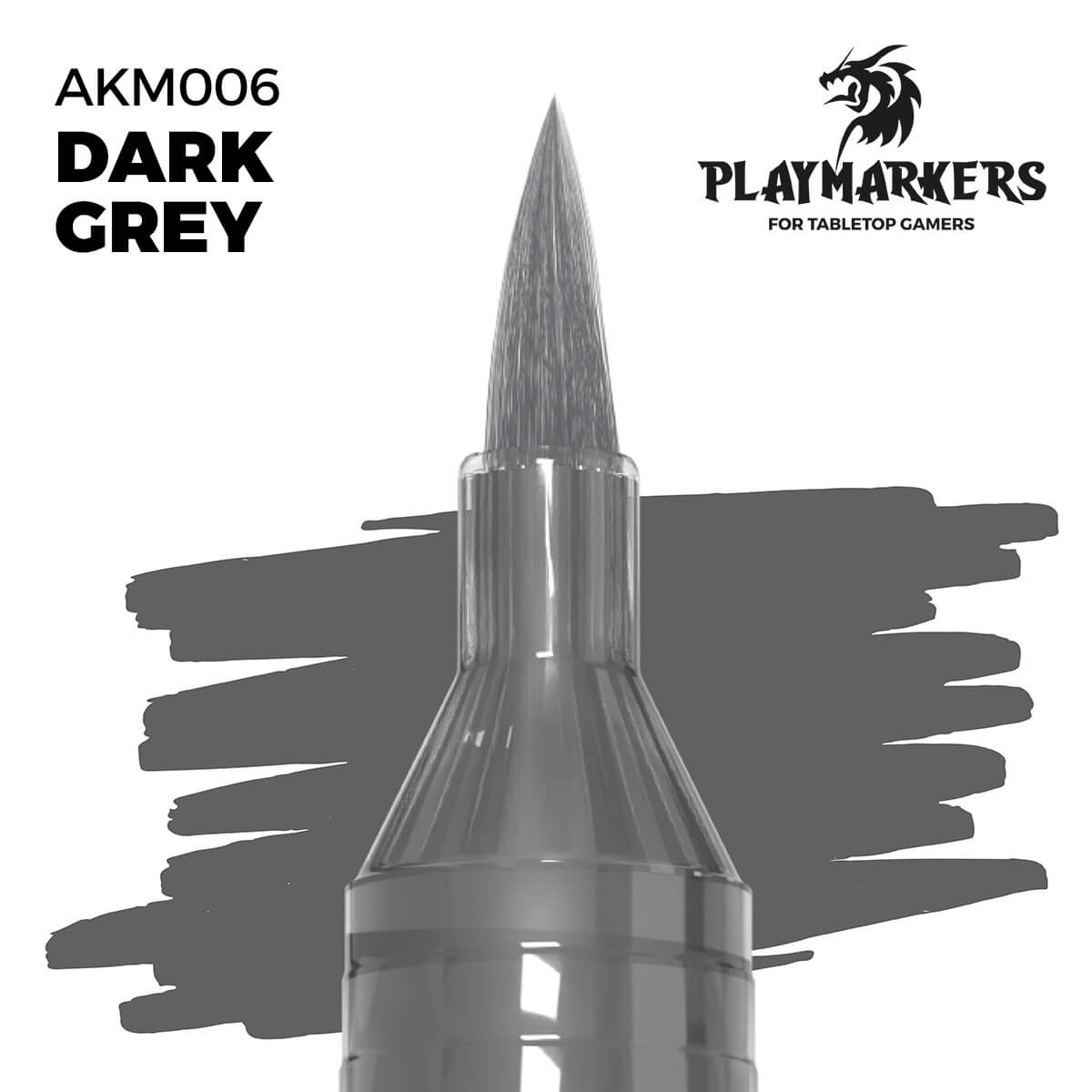 AK Interactive Playmarker Dark Gray Paint Marker AKM006
