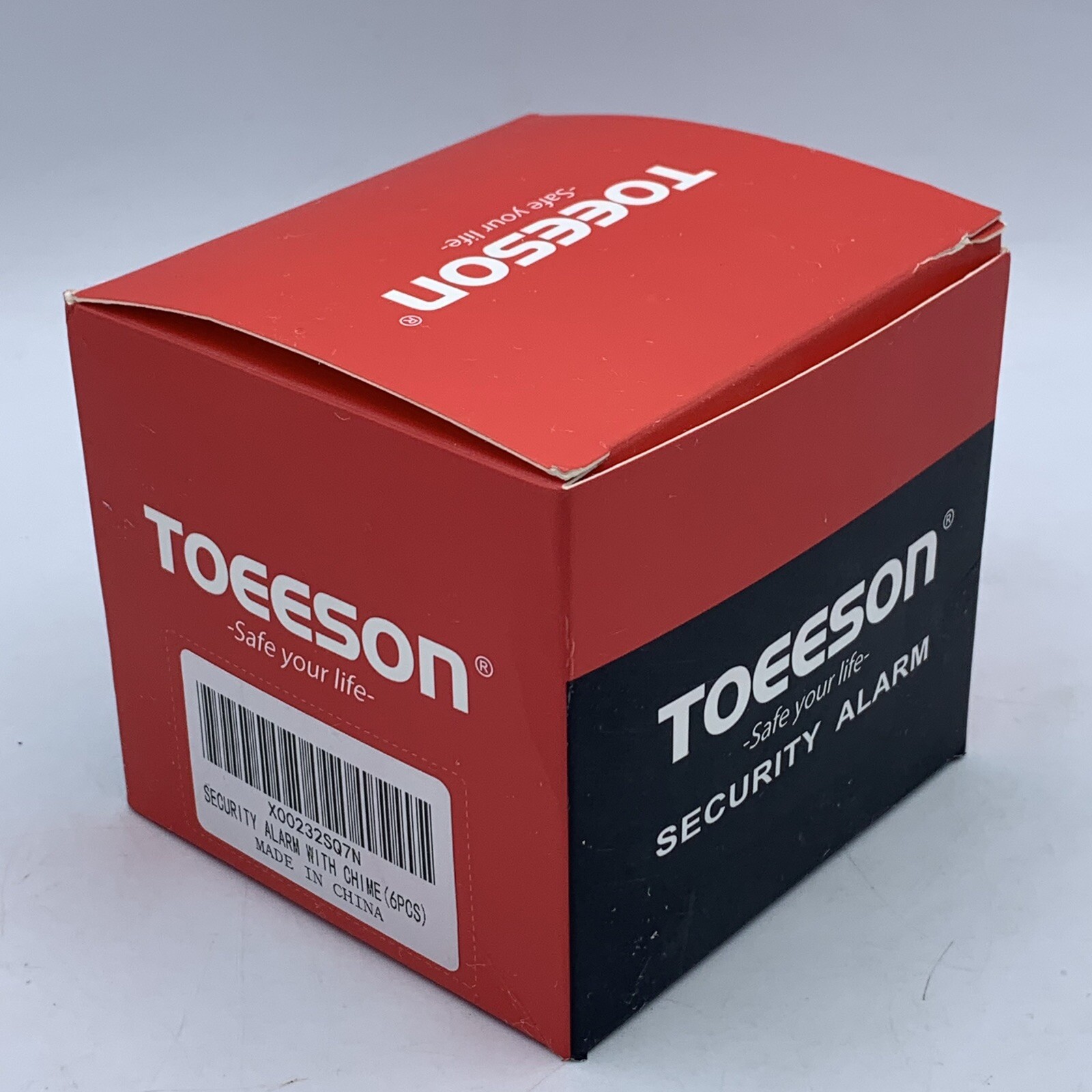 Toeeson Security Alarm With Chime 6pcs For Doors & Windows Sensors New Open Box