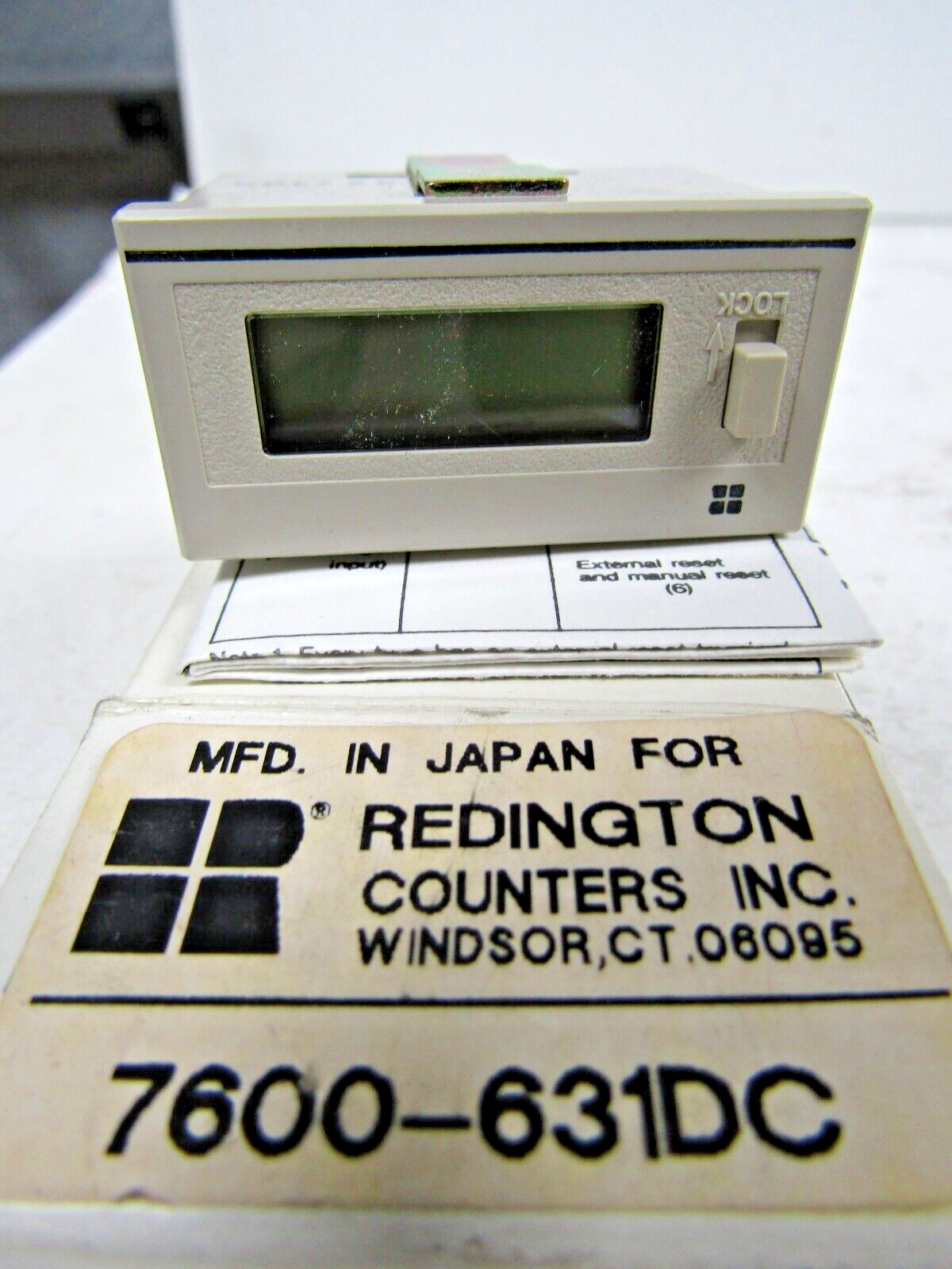 🔥 NEW REDINGTON 7600-631DC COUNTER 5-30VDC