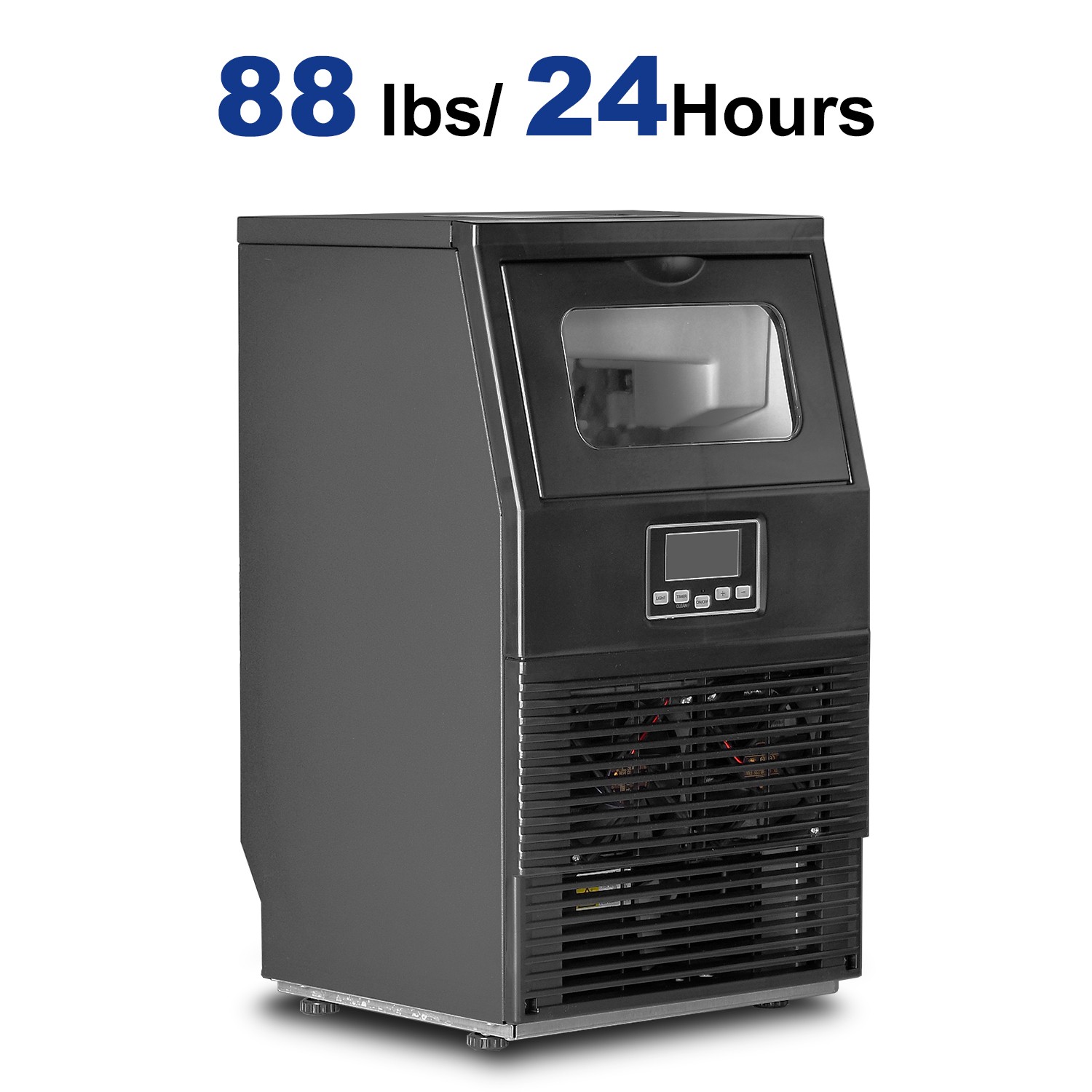 88LBS/24H Commercial Ice Machine Bar Restaurant Ice Cube Machine