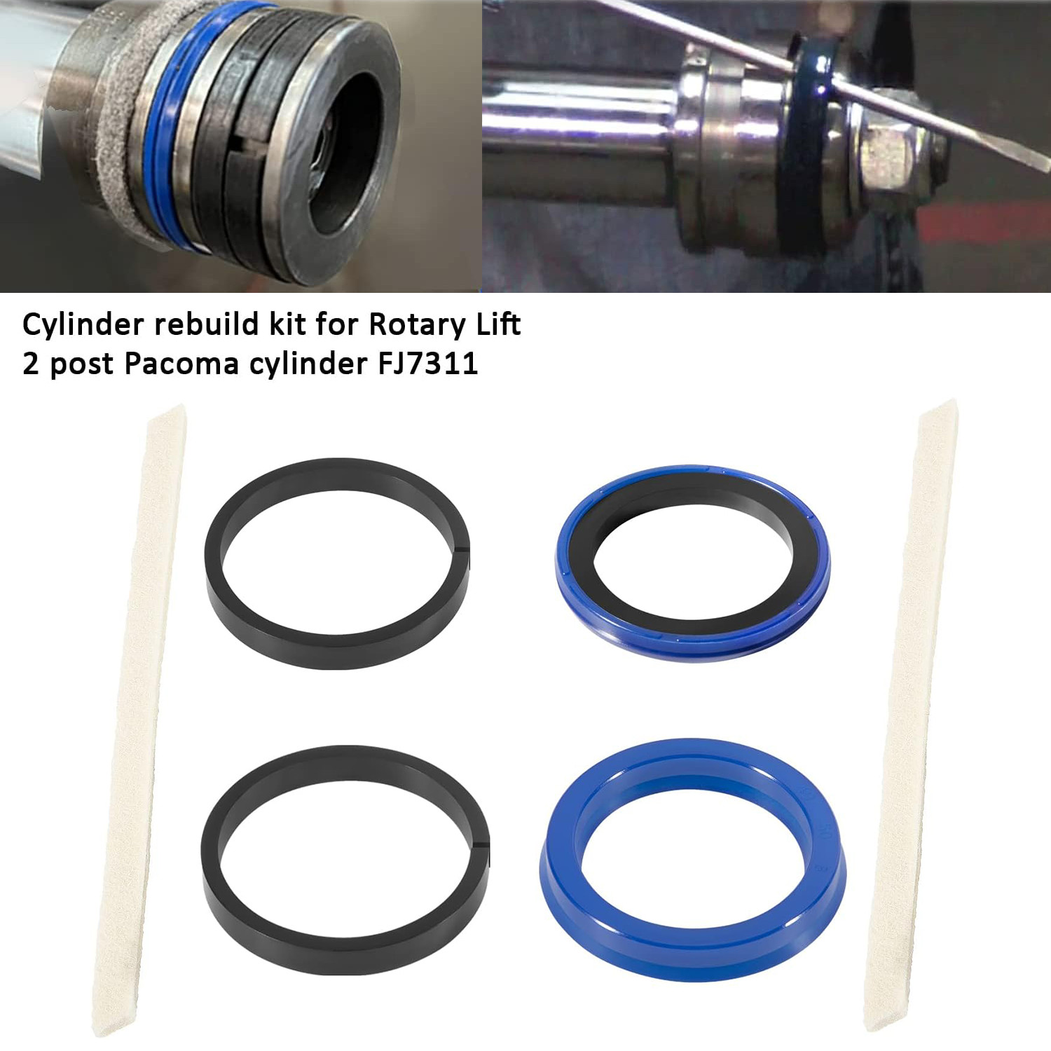 For Rotary Lift 2 post Pacoma FJ7311 Cylinder Seal Kit FJ783-12MF, BH-7511-10