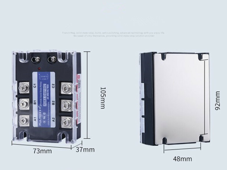 FULRD Three-phase Solid State Relay FDR3A60D100 100A DC-AC 24-600VAC