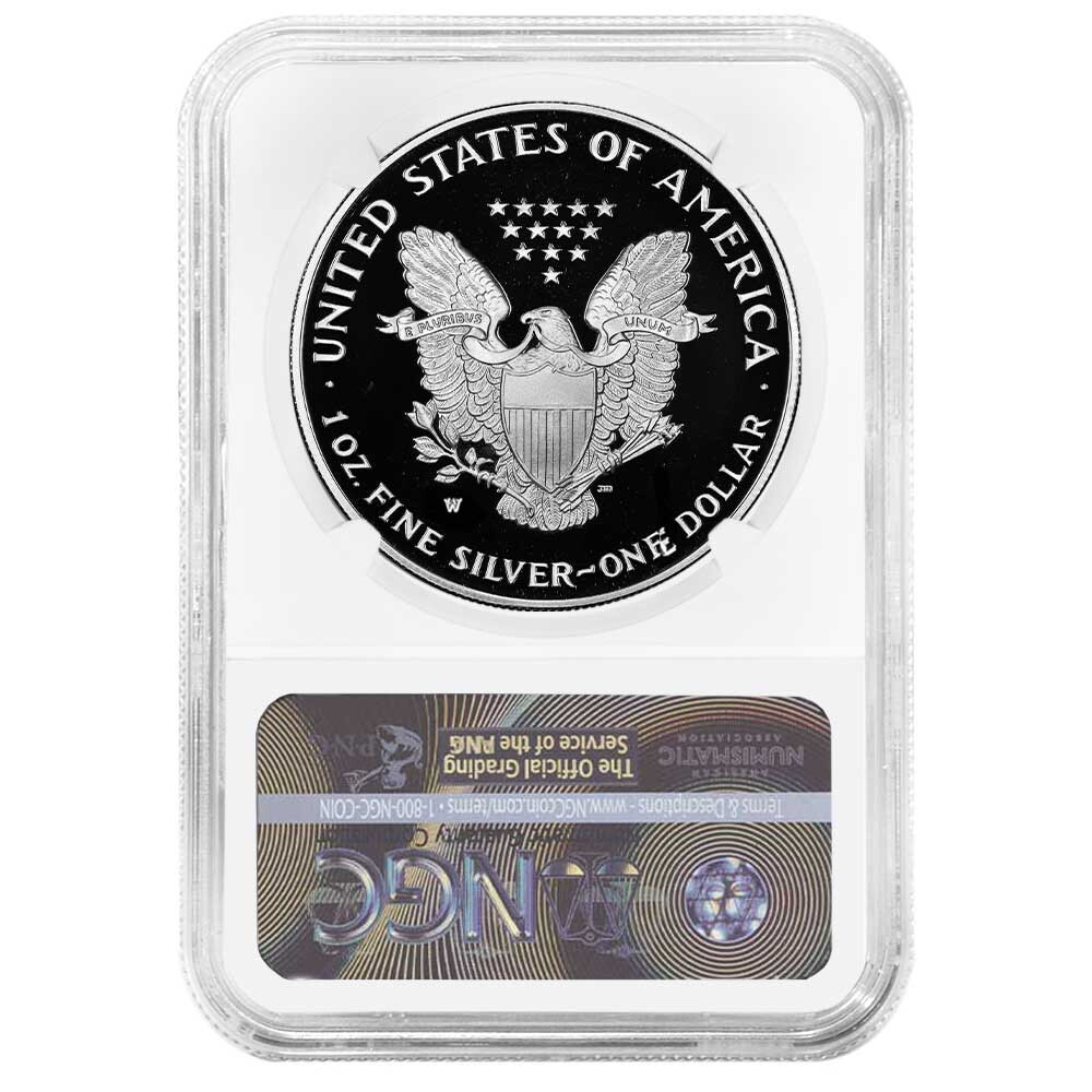 2010-W Proof $1 American Silver Eagle NGC PF69UC Brown Label