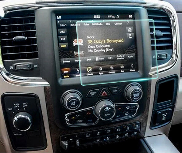 Crystal Clear Screen Protector for 2018 Ram 2500 8.4in Vehicle Navigation