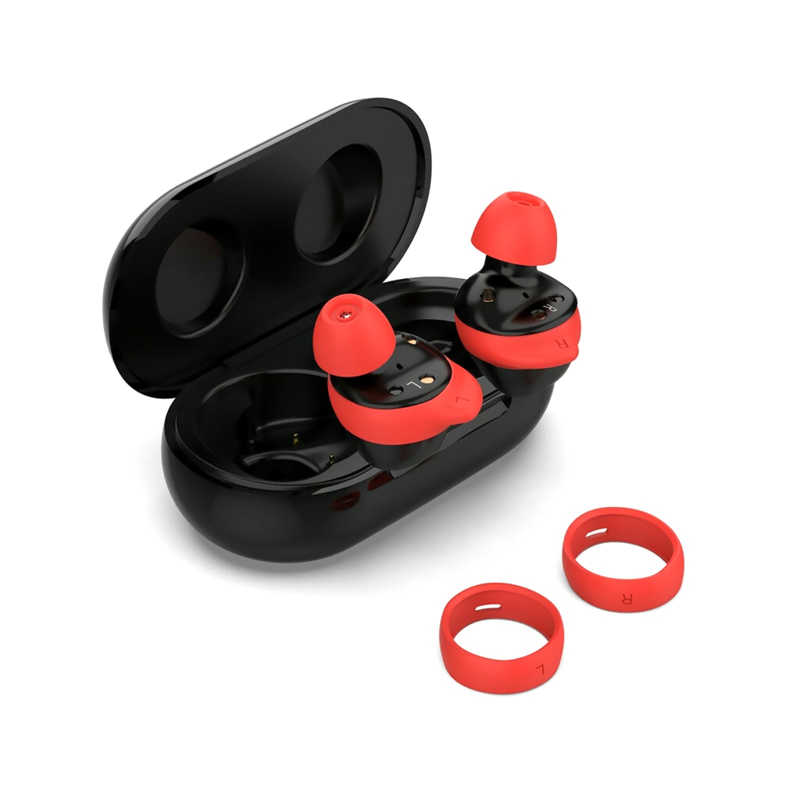 8Pcs Red Silicone Earbud Tips Cover For Samsung Galaxy Buds Sports Headphone