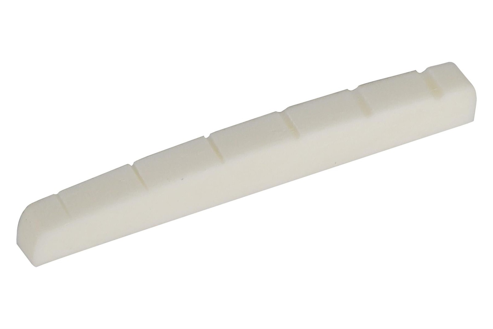 Bone Nut Shaped and slotted for Fender FLAT bottom(7.25" radius fingerboard)