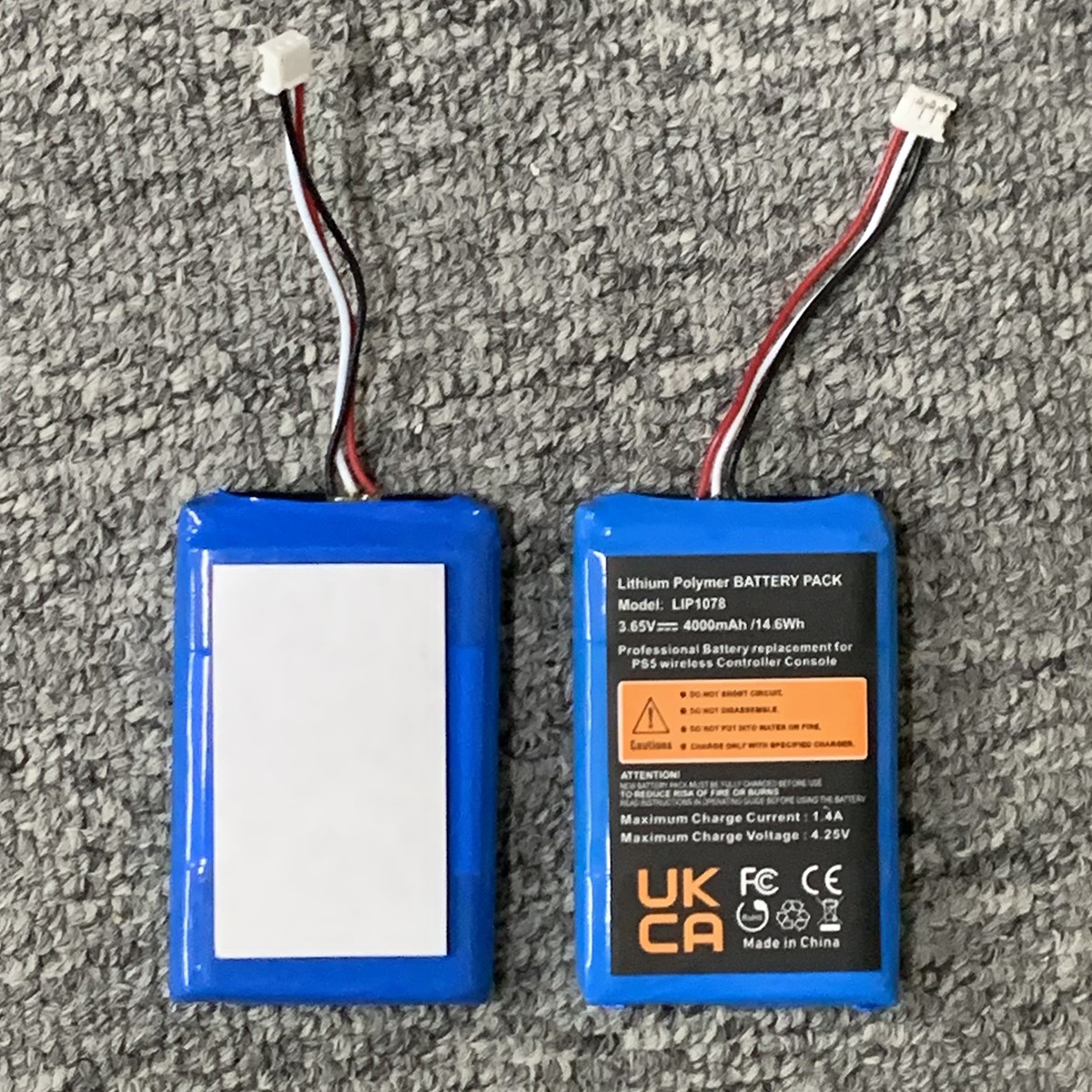 4000mAh LIP1708 Battery Replacement for Sony Playstation 5 Dualsense Controller