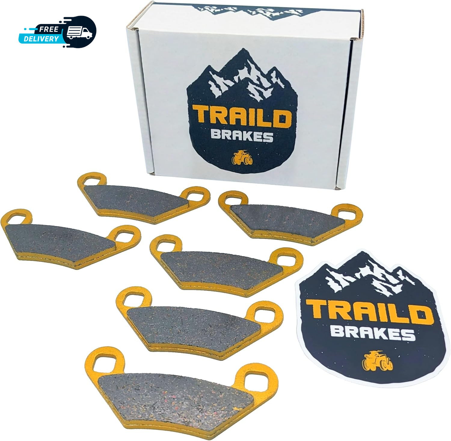 Polaris Sportsman 850/570/550/450 2009-2026 Ceramic Brake Pad Set Front
