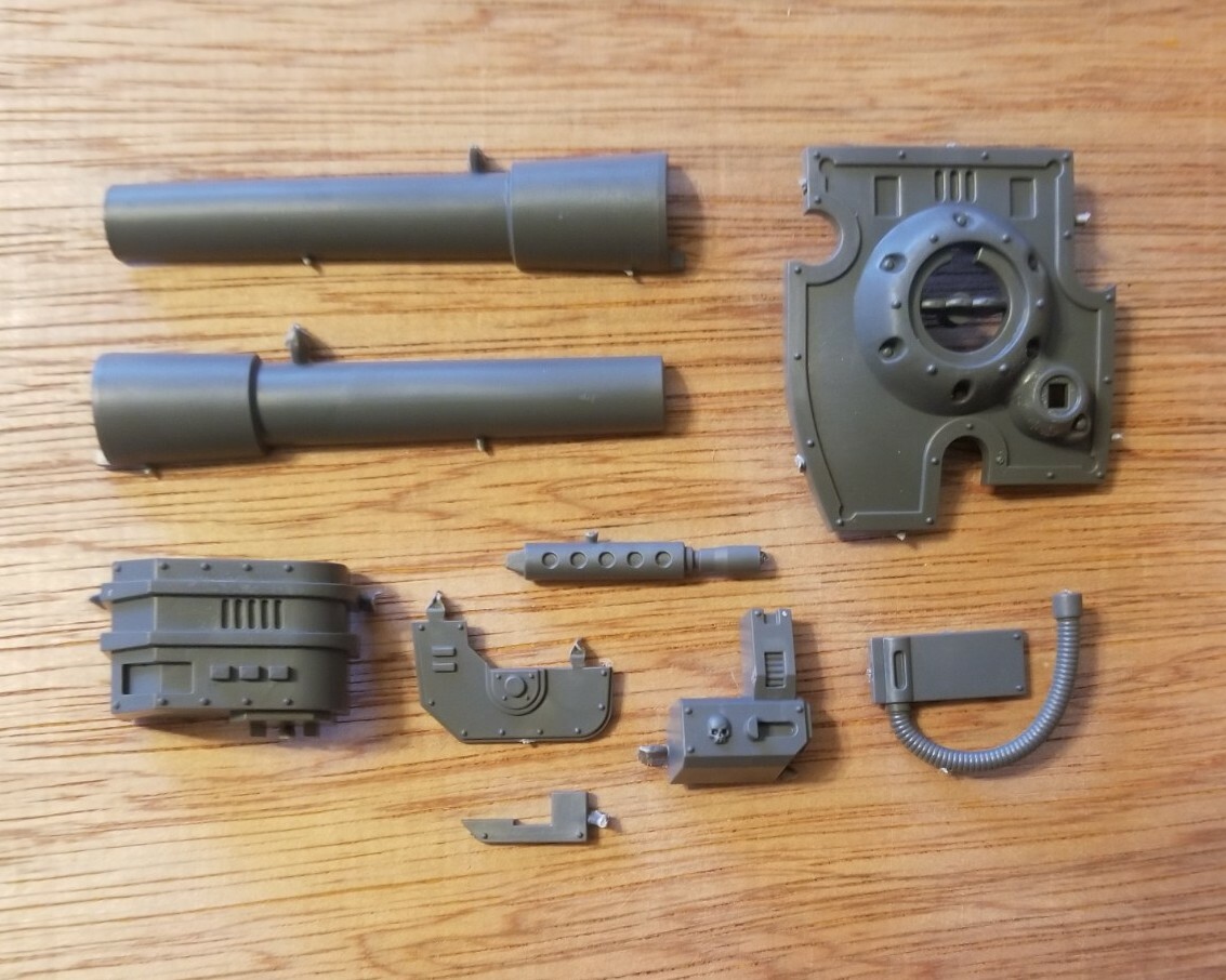 Warhammer 40k Imperial Knight Rapid-fire Battle Cannon Bits